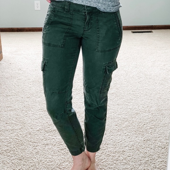 LOFT green jogger pant, 0 - Picture 2 of 5